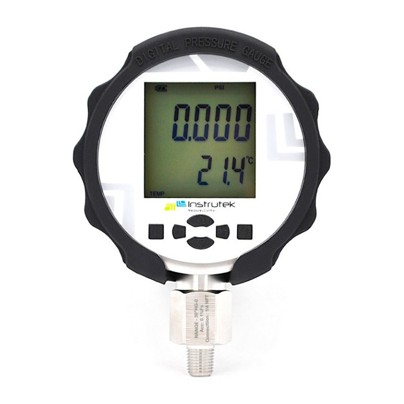 Vacuometro Digital Lcd 55mm, 30 Vac + 10 Unidades De Medida