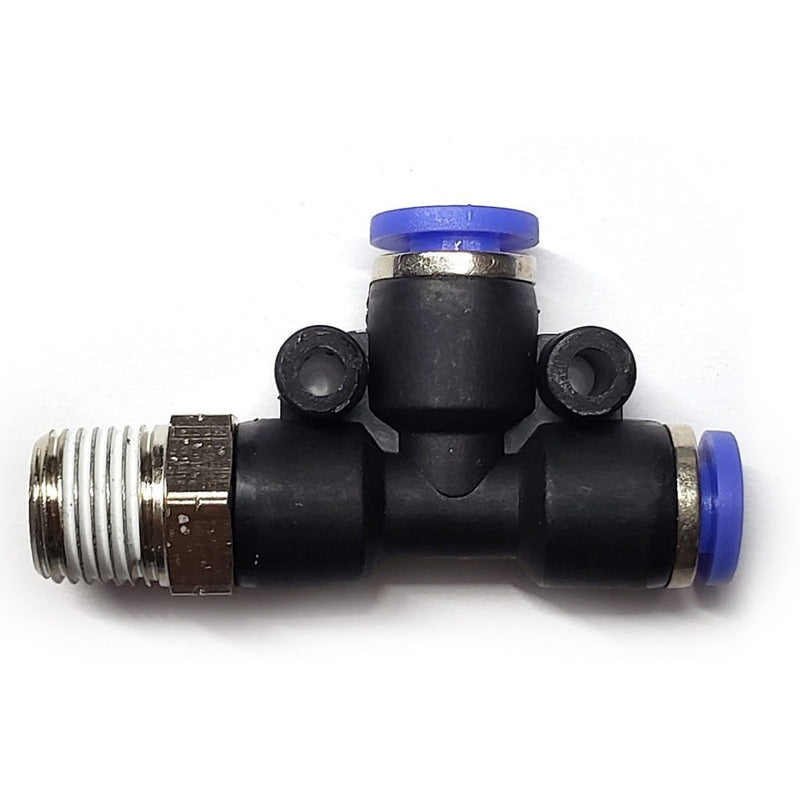 5 Pz Conector/racor Rápido Neumático Tee R/lateral 1/8 X 4mm