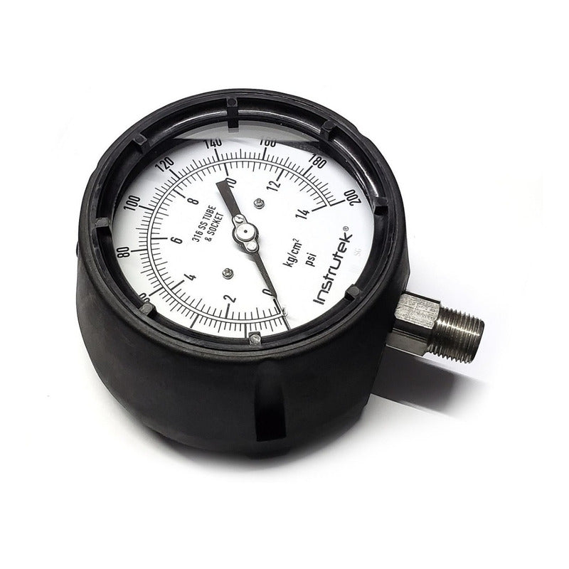Pressure Gauge Phenolic Case Stainless Steel Glycerine Car. 4.5 PLG 200 Psi