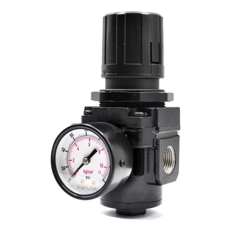 Regulador De Presión Neumático 3/8 120 Psi Con Manómetro