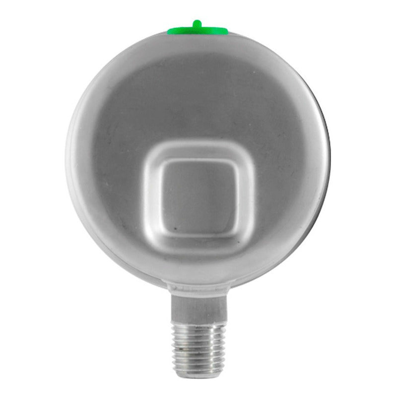 Manovacuómetro 2.5", acero inoxidable, 1/4" NPT, inferior, 30 Vac inHg-cmHg, 60 psi-kg/cm2