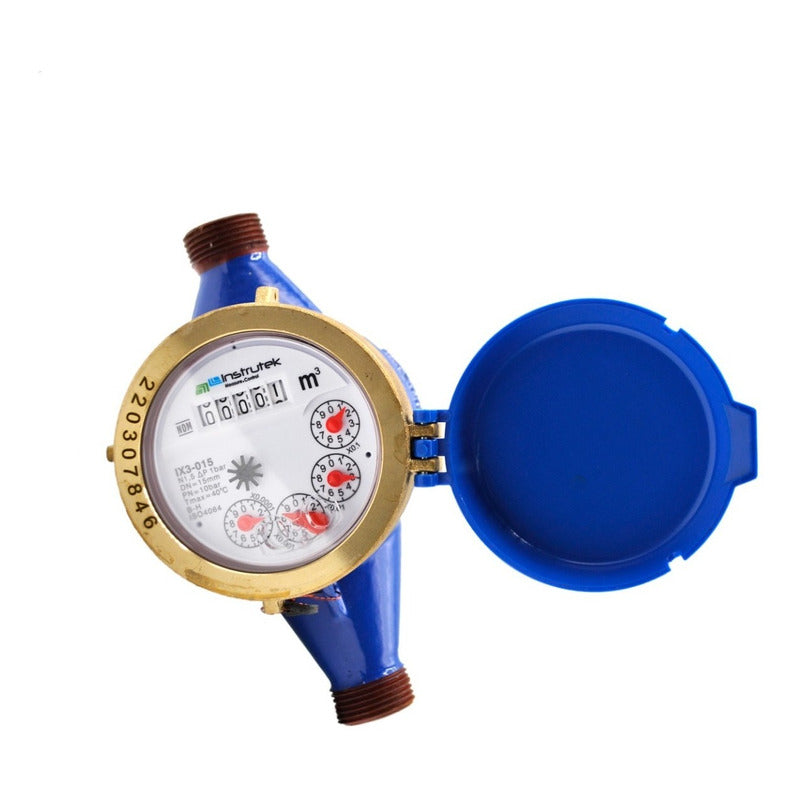Medidor De Agua Cuerpo De Hierro 1/2 Con Eliminadora De Aire
