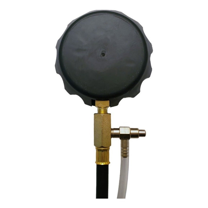 Manómetro seco para presión de bomba de gasolina, escala dual 0 a 140 psi - 11 bar. Cuenta con juego de herramientas para inyector de combustible.