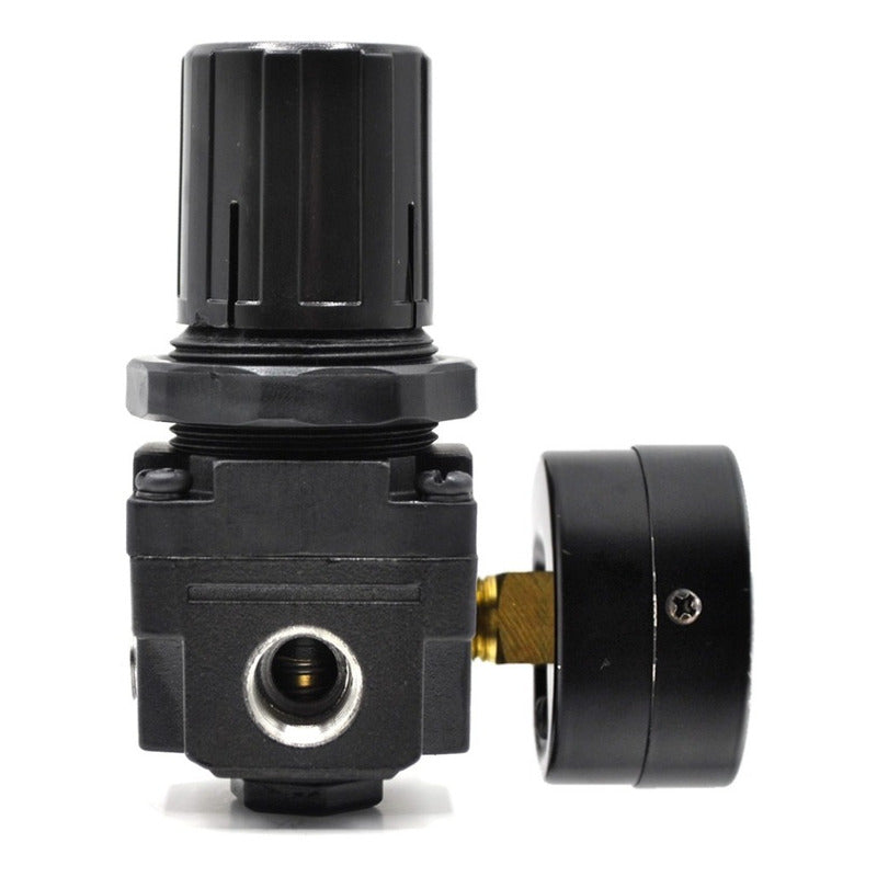 Regulador De Presión Neumático 1/4 120 Psi Con Manómetro