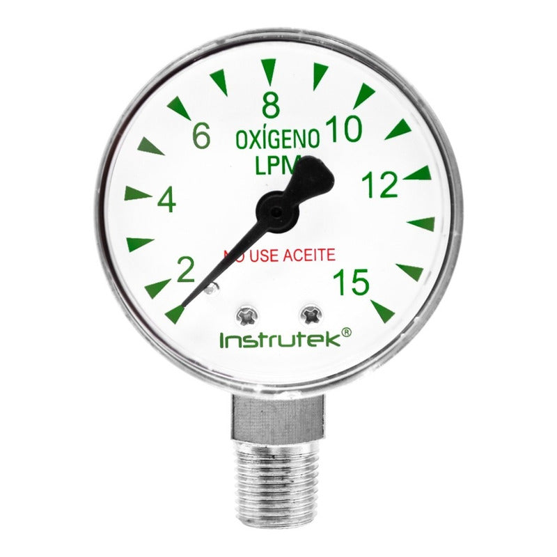 1.5 INCH Medical Oxygen Pressure Gauge 15 Lpm (liters per minute)