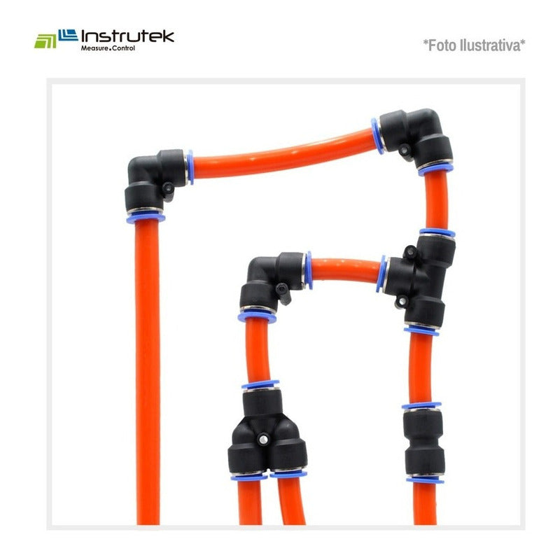 Orange Nylon Air Hose (tubing) 1/2 25 Mts