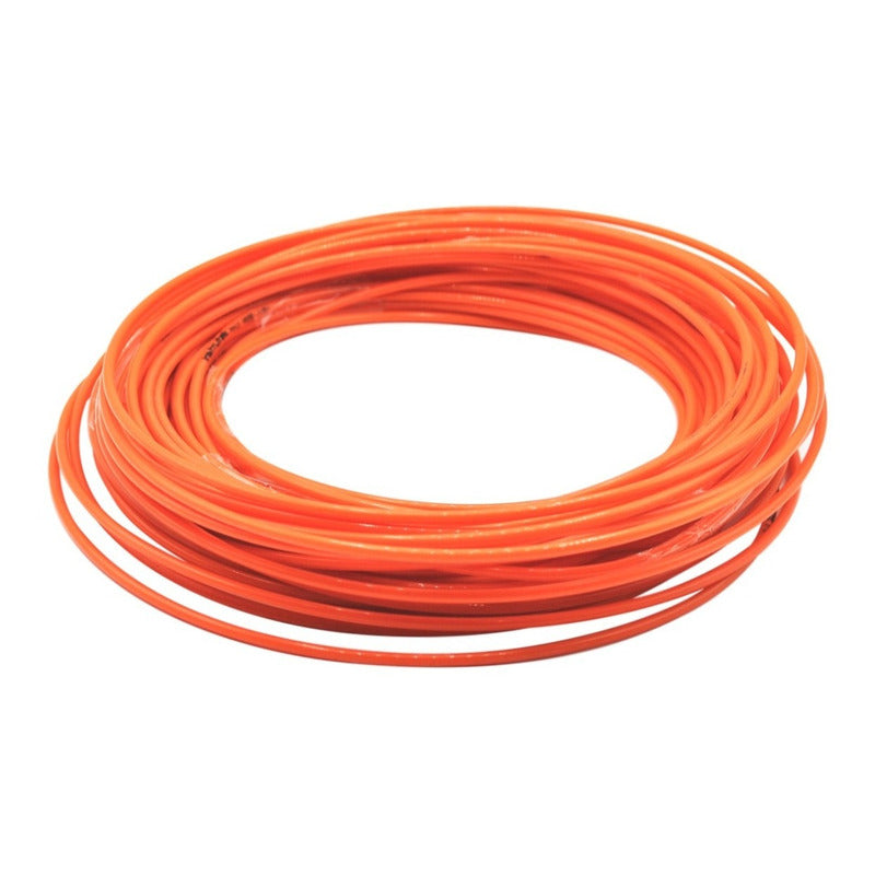 Orange Nylon Air Hose (tubing) 1/8 25 Mts