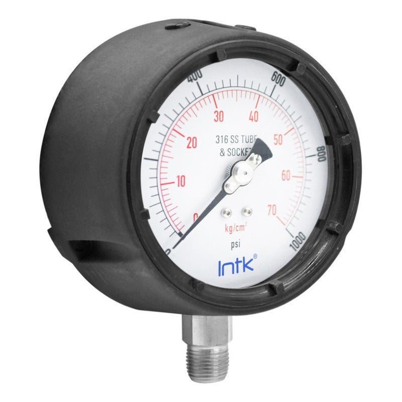Phenolic Case Pressure Gauge for Mining, 1000 Psi 4.4 PLG
