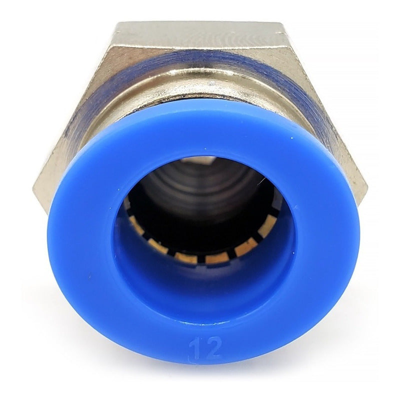 5 Pc of Straight Pneumatic Quick Connector/Fitting 1/8 Npt X 12mm