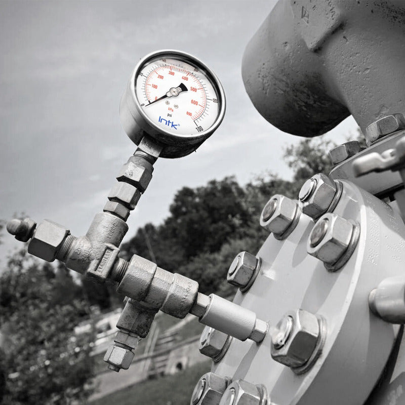 Manometer for D/irrigation and moisturizing system, 4 PLG, 690 Kpa