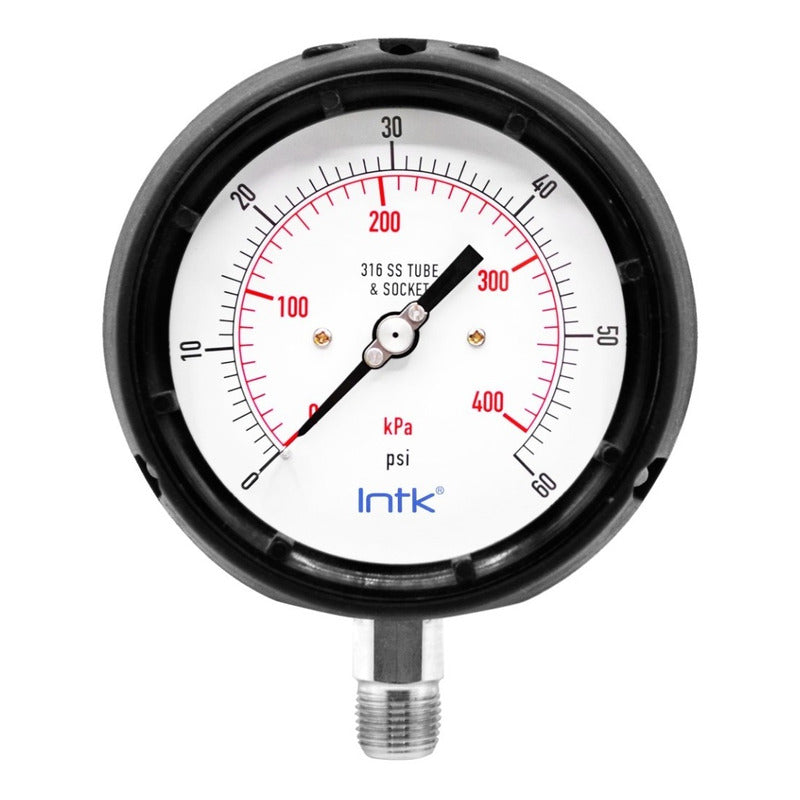 Phenolic Case Pressure Gauge for Mining, 60 Psi 4.4 PLG