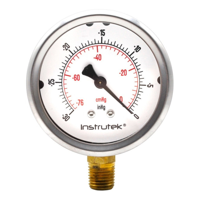 Vacuum Gauge With Glycerin 2.5 PLG, -30 Inhg (Vacuum equipment)