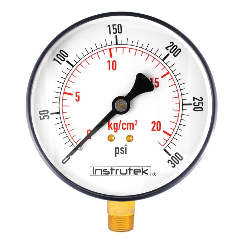 6 INCH Boiler Pressure Gauge, 300 PSI / Remote Reading