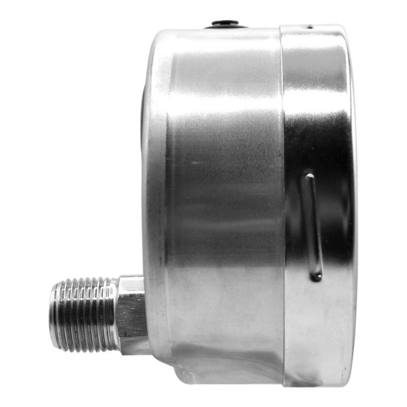 Noshok 4 PLG Stainless Steel Pressure Gauge, 600 Psi, Conx. Later