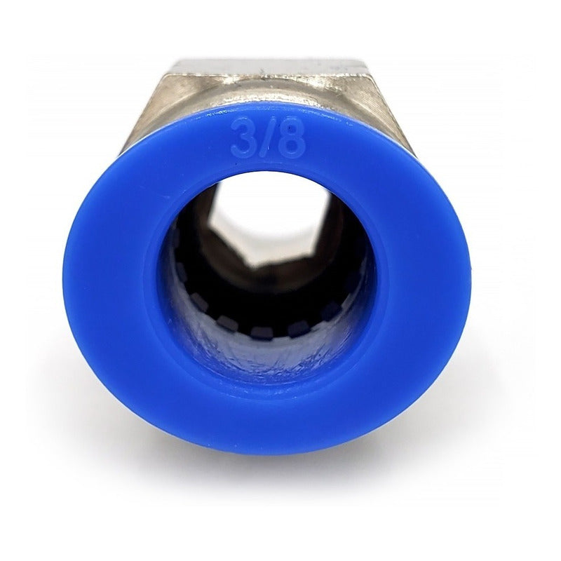 10 Pc of Straight Pneumatic Quick Connector/Fitting 1/4 Npt X 3/8