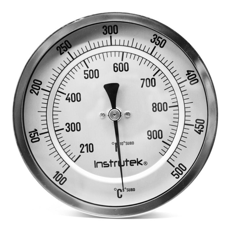 Oven Thermometer 6 PLG 100 A 500°c Stem 4, 1/2 Npt Thread