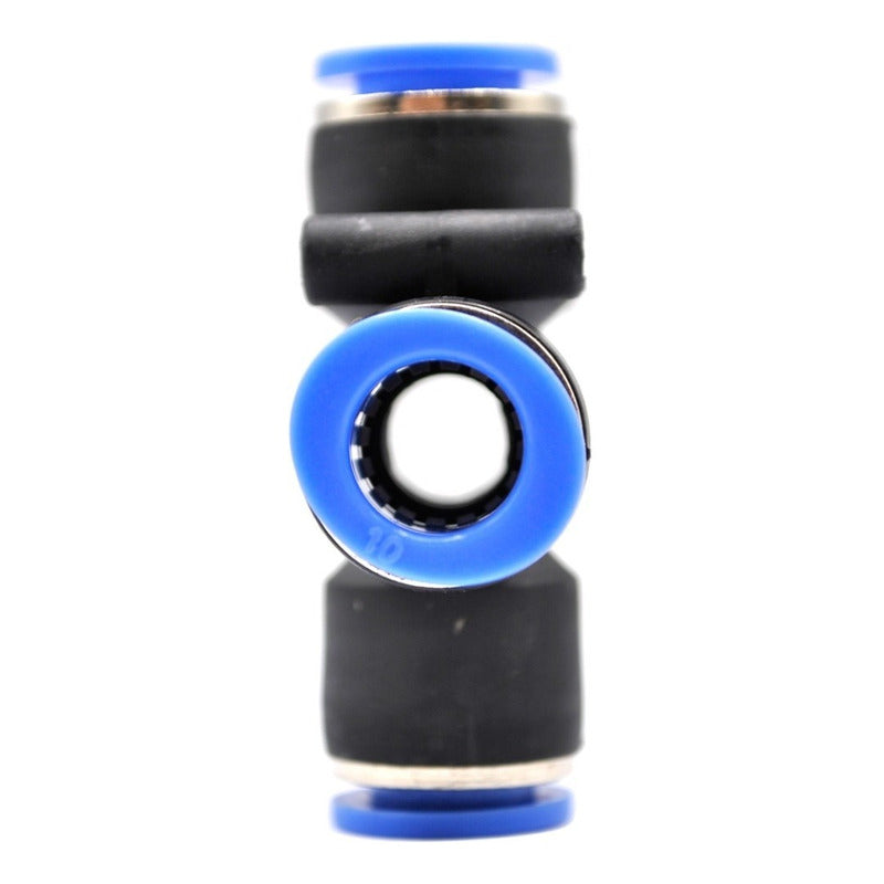 5 Pcs Cross Pneumatic Union Fitting 10mm