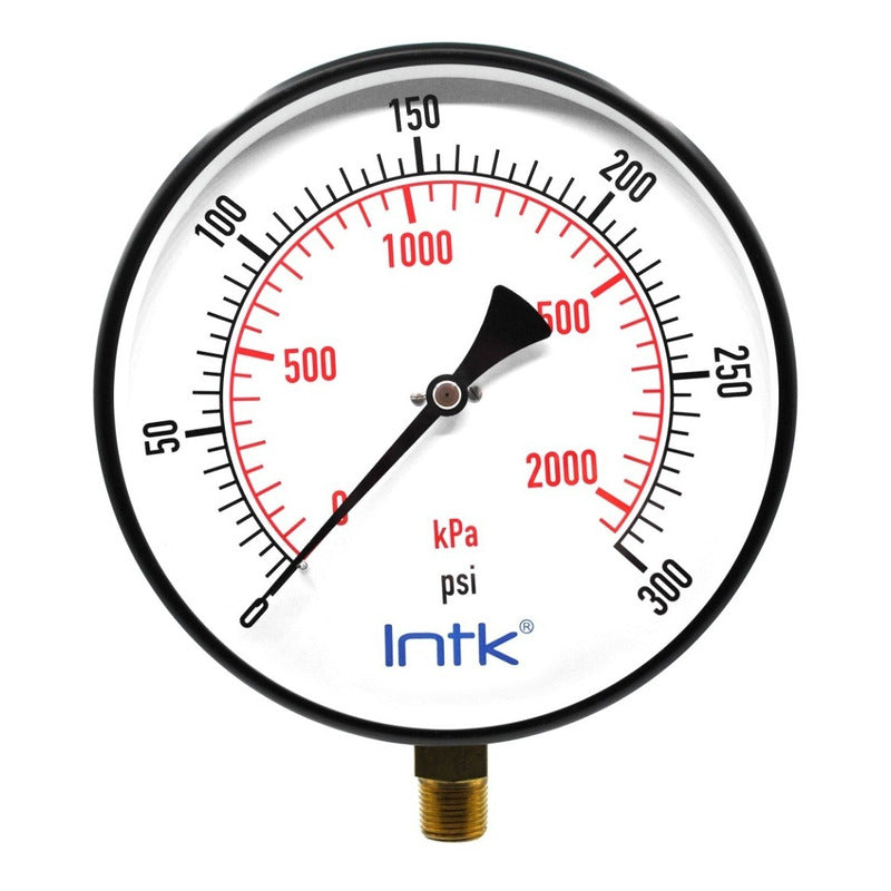 8 In. Boiler Pressure Gauge, 300 Psi / Remote Reading