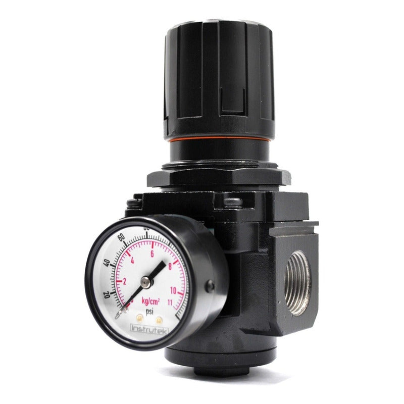 Regulador De Presión Neumático 3/4 120 Psi Con Manómetro