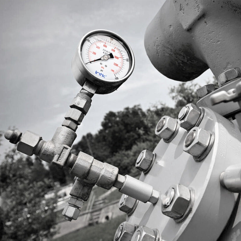 Manometer for D/irrigation and moisturizing system, 4 PLG, 1380 Kpa