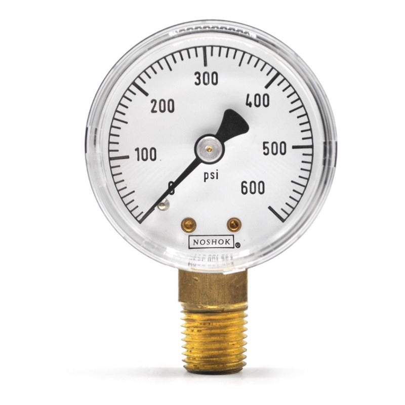 Manómetro Para Aire Carátula 2 PLG , 600 Psi (agua, Gas)