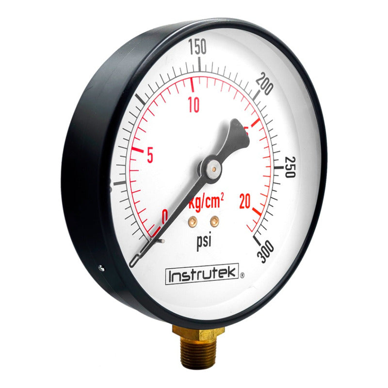 6 INCH Boiler Pressure Gauge, 300 PSI / Remote Reading