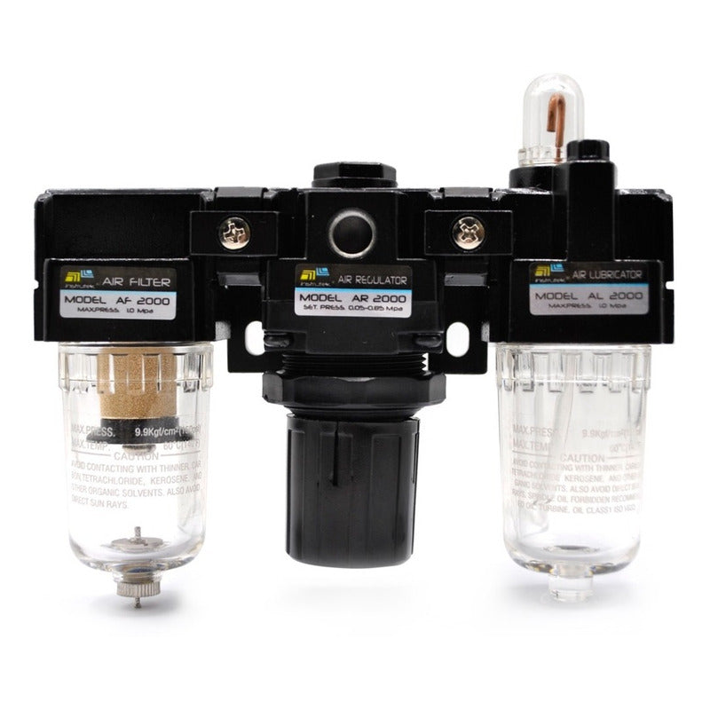 Filter-regulator-lubricator 1/4 P/ Compressor Without Manometer