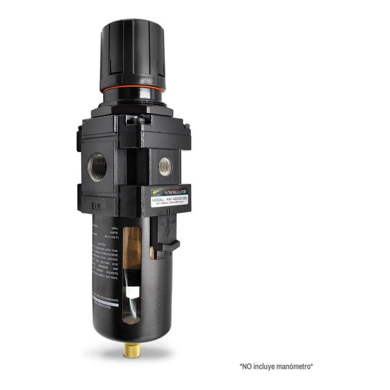 Filtro - Regulador De Aire 3/4 P/ Compresor
