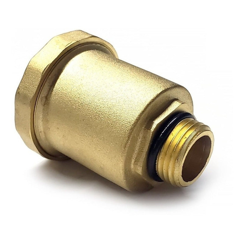 Válvula eliminadora de aire, gases y líquidos fabricada en latón, conexión 1/2" NPT, rango de presión 145 psi.