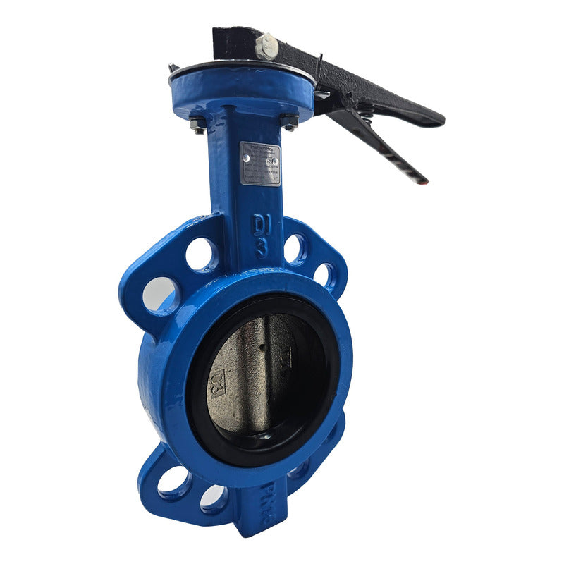 Butterfly valve, 3", cast iron