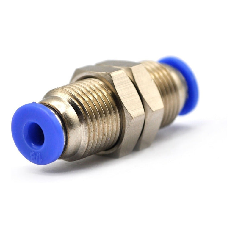 5 Pc of Straight Pneumatic Quick Connect Gland 1/8