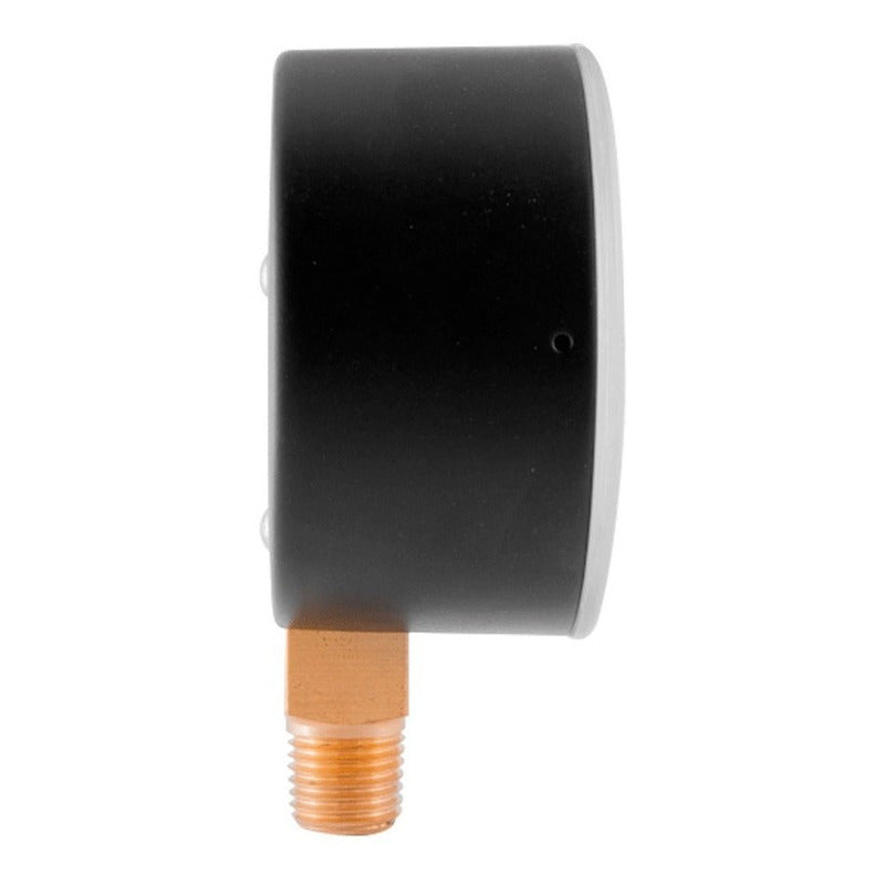 Manómetro 2.5", baja presión, 1/4" NPT, inferior, 10 oz/in2