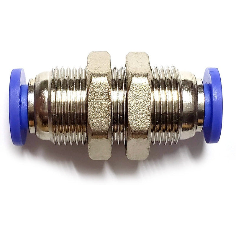 5 Pc of Straight Pneumatic Quick Connect Gland 6mm