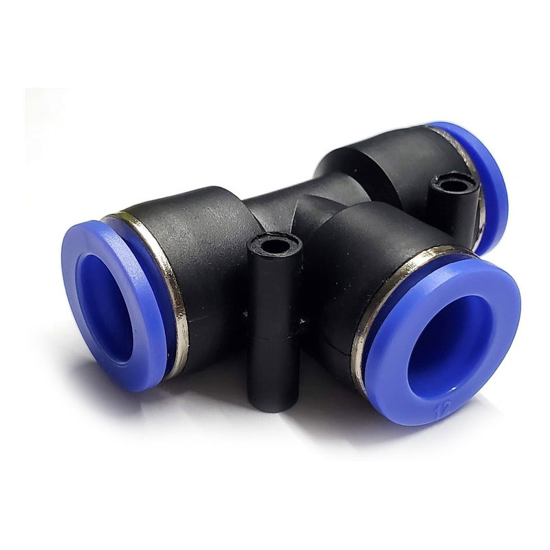5 Pz Racor Unión Neumático En Tee 12mm