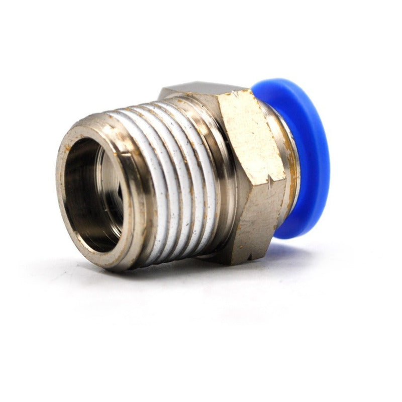 5 Pz De Conector/racor Rápido Neumático Recto 1/2 Npt X 12mm