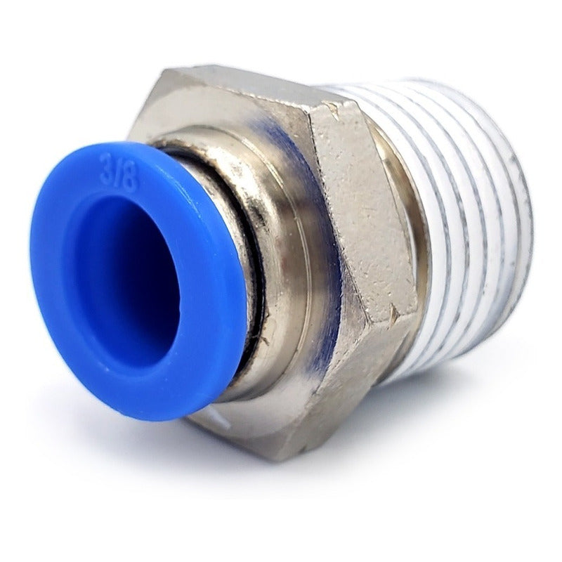 5 Pc of Straight Pneumatic Quick Connector/Fitting 1/2 Npt X 3/8