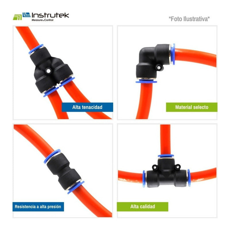 Orange Nylon Air Hose (tubing) 1/2 25 Mts