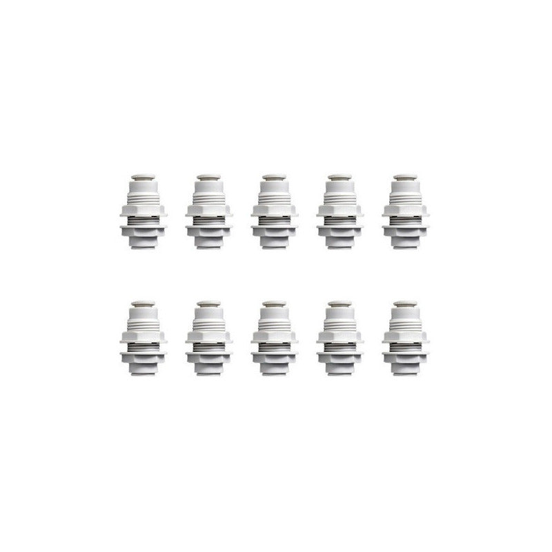 10 Pcs Union Pass-Through For Reverse Osmosis 1/4 X 1/4