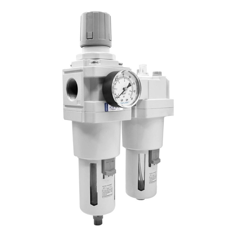 Regulator Filter + Lubricator 1 Pul Frl Compact W/pressure gauge