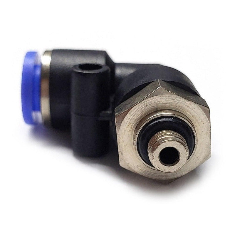 10 Pcs Pneumatic Quick Connector/Fitting Elbow M5 X 6 Mm