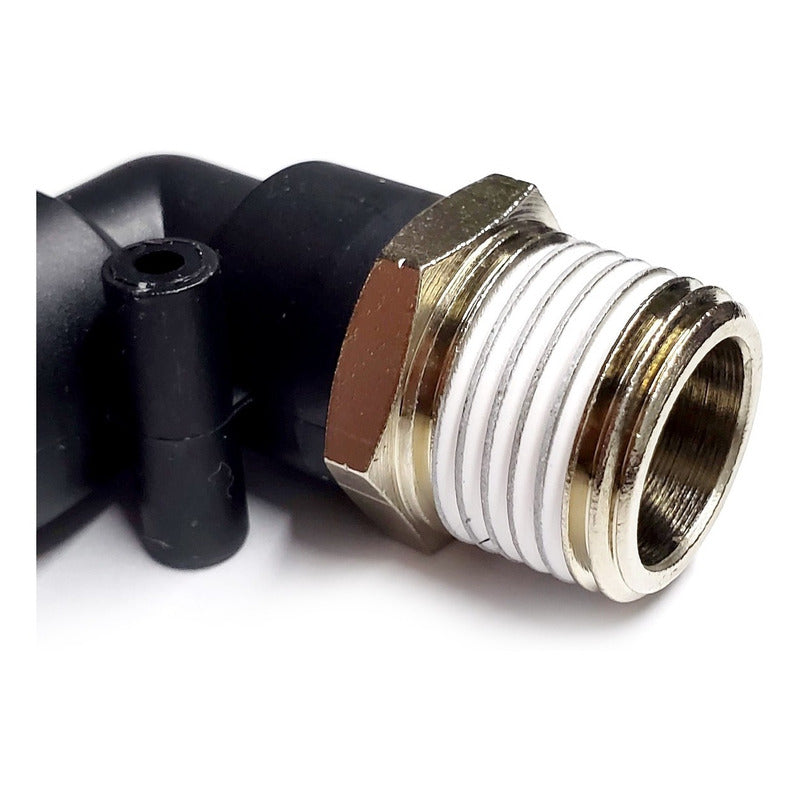 5 Pc of Pneumatic quick connector/fitting Elbow 1/2 Npt X 1/2