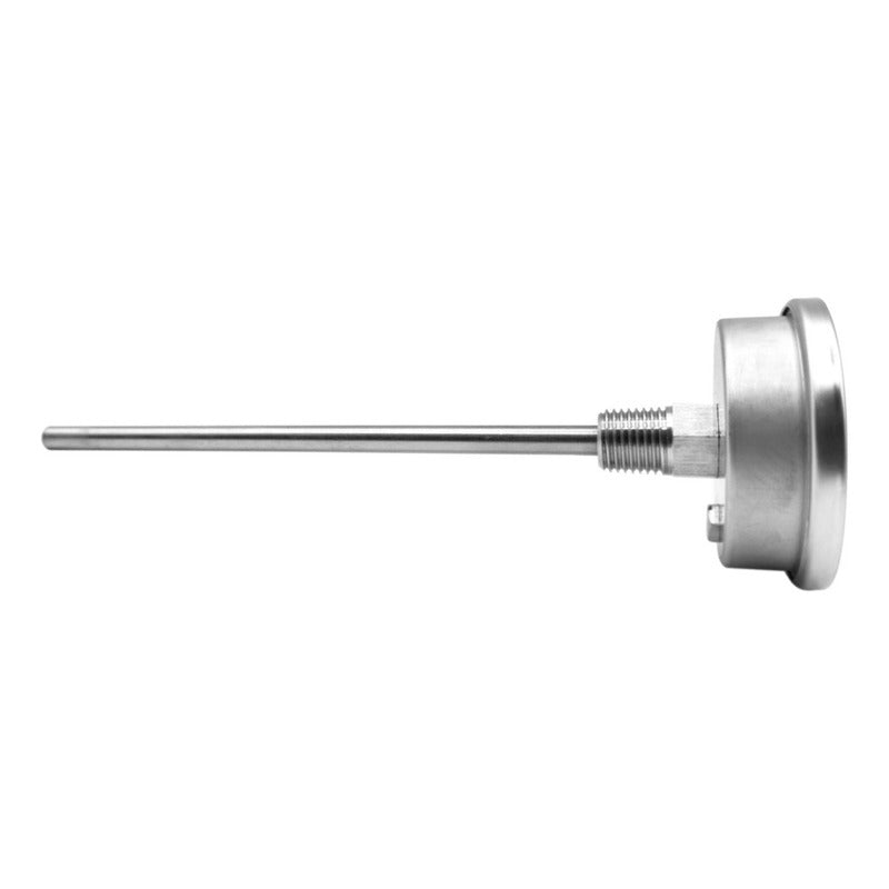 2" Bimetal thermometer, 1/4" NPT, back connection, range -60 to 120 F-C