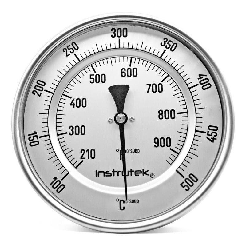 Oven Thermometer 6 PLG 100 A 500°c Stem 9, 1/2 Npt Thread