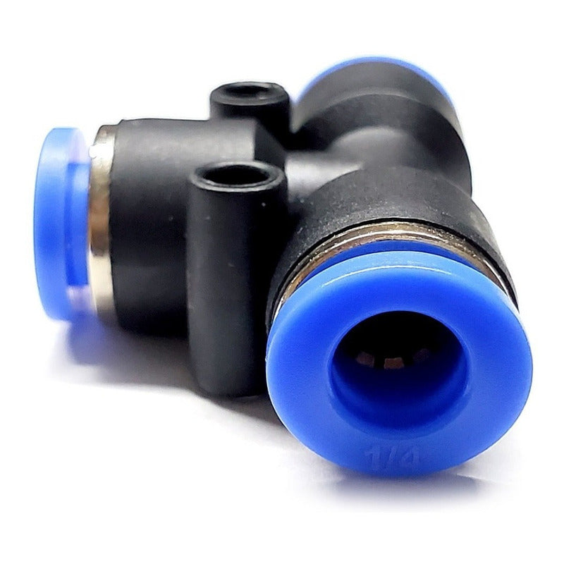 5 Pz Pneumatic Union Fitting On Tee 1/4