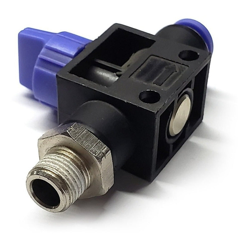Straight Hand Valve/Connector (on-off) 1/8 Npt X 6mm