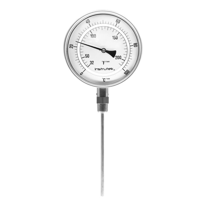 Oven Thermometer 6 PLG 0 A 100°c Stem 9 Thread 1/2 Npt