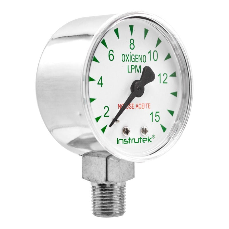 1.5 INCH Medical Oxygen Pressure Gauge 15 Lpm (liters per minute)