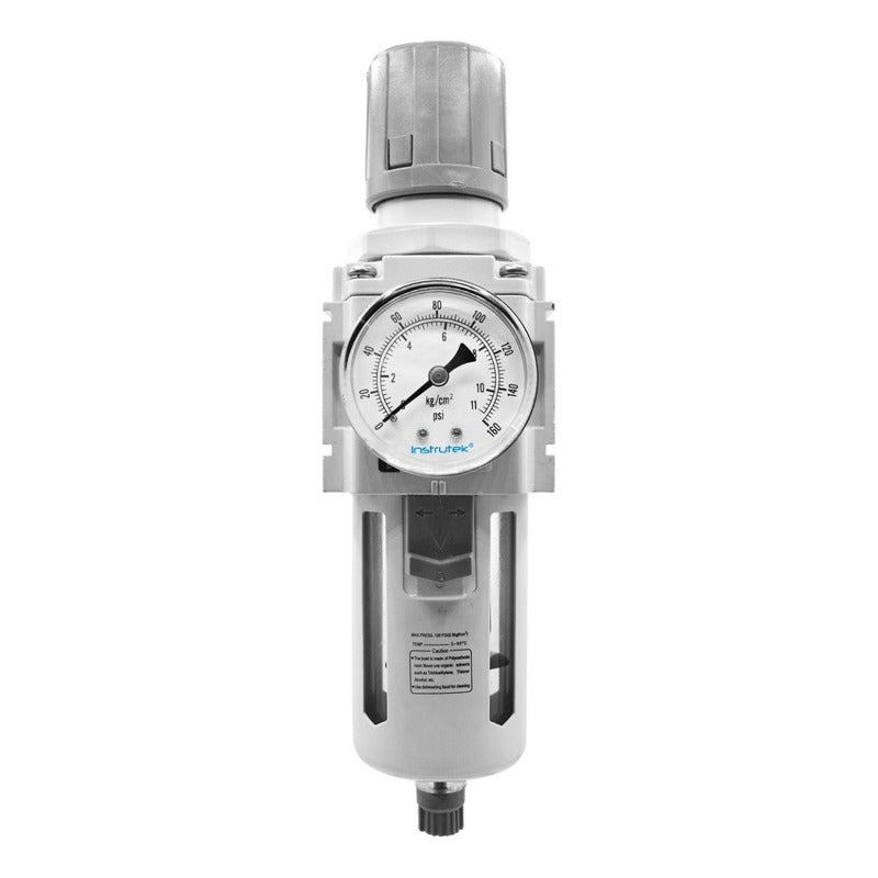Filtro Separador De Agua Con Regulador Y Manómetro Conex 3/4