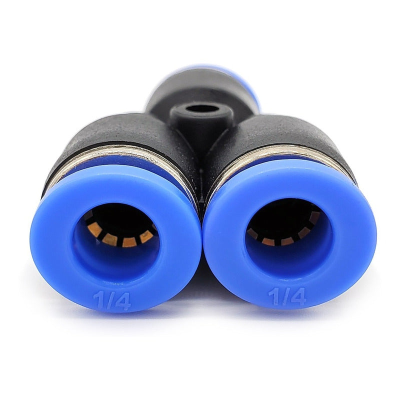 10 Pz Pneumatic Union Fitting Yee 1/4