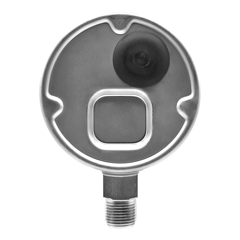 Manómetro 4", acero inoxidable, 1/2" NPT, inferior, 3000 psi
